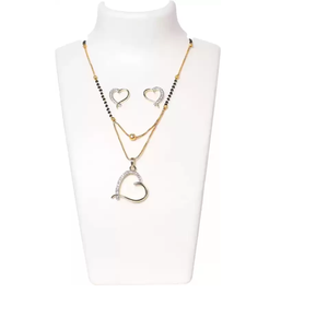 Ensemble de bijoux fins en forme de cœur unique - Product Image 3