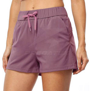 ชุดลำลองเอวสูงระบายอากาศสำหรับผู้หญิงกางเกงขาสั้นเล่นโยคะและยิมน้ำหนักเบาใส่สบาย - Product Image 5