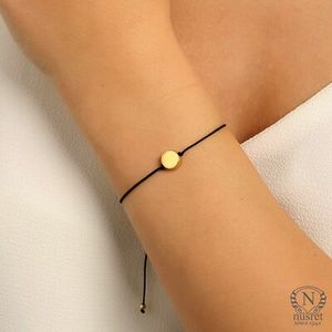 สร้อยข้อมือเงินแท้ 925 ทรงกลม ดีไซน์ทันสมัย พร้อมเชือกสีเหลือง - Product Image 2