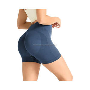 Shorts Deportivos de Cintura Media para Mujer, Personalizados, de Spandex/Nailon, Antiestáticos, para Gimnasio, Correr, Ciclismo, Entrenamiento, Fitness, Yoga, Ropa Deportiva - Product Image 4