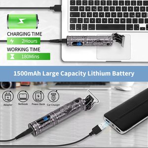 Cortadora de Pelo Profesional Recargable Inalámbrica para Hombres, Recortadora de Precisión con Cuchilla en T de Cero Espacio, Batería para Barberos RV - Product Image 5