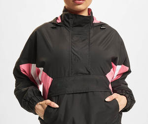 แจ็กเก็ตมีฮู้ดกันลมน้ำหนักเบาสำหรับผู้ใหญ่ผู้ชายและผู้หญิง - Product Image 3