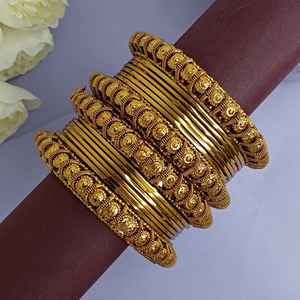 Mayorista indio de alta calidad, joyería llamativa de moda, brazaletes de boda de Metal liso oxidado antiguo, joyería de moda para mujer - Product Image 2