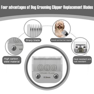 Lames en céramique détachables professionnelles de 0,5 mm pour la plupart des rasoirs, tondeuses et coupe-cheveux - Product Image 4