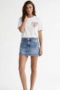 T-shirt imprimé décontracté pour femme, coupe oversize, motif graphique, vente en gros, haut à manches courtes pour femme - Product Image 3