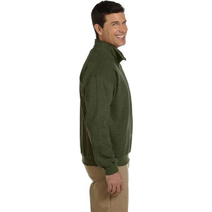 Sweat-shirt personnalisé avec logo, vente chaude, sweat-shirt pour homme avec demi-zip, coton de haute qualité, épaules tombantes surdimensionnées - Product Image 3