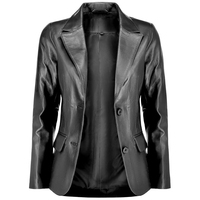 Veste Blazer en Cuir Véritable Respirante, Coupe-Vent et Écologique pour Homme – Style Décontracté et Professionnel, Personnalisable, OEM
