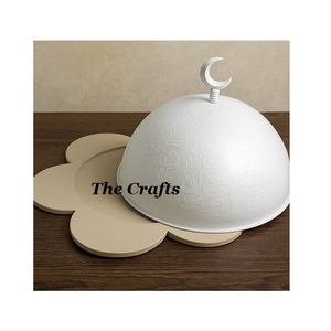 Plateau de présentation en métal pour calligraphie avec dôme – Taille et forme personnalisables, qualité supérieure, pour usage domestique et hôtelier, option logo personnalisé, prix - Product Image 4