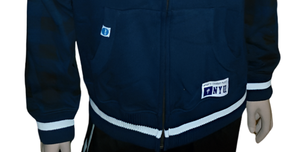 Sudadera con capucha de lana AOP de algodón 100% al por mayor personalizada para hombre con bolsillo de invierno con cremallera abierta completa e impresión en alta calidad - Product Image 3