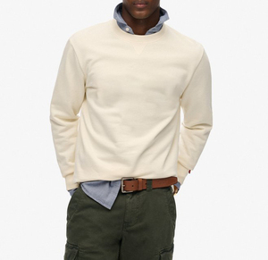 เสื้อสเวตเชิ้ตของผู้ชายทรงหลวมผ้าฝ้าย100% 400GSM แนวสตรีทพิมพ์ลายพัฟฟ์สำหรับฤดูหนาว - Product Image 3