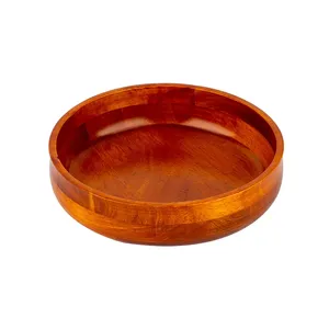 ถาดรองชามโลหะสีทองสำหรับเสิร์ฟอาหาร - Product Image 5