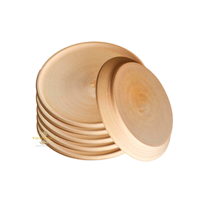 Assiette décorative en bois de qualité supérieure, artisanale, en bois massif, vente en gros - Product Image 2