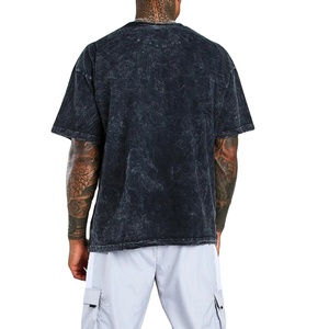 เสื้อยืดผู้ชายคุณภาพดีที่สุด ผลิตในปากีสถาน ผ้าคอตตอนเจอร์ซีย์ 100% ทรงดรอปโชว์เดอร์ รับทำโลโก้ตามสั่ง บริการ OEM - Product Image 2