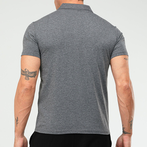 OEM de lujo de alta calidad de la empresa de fabricación de logotipo personalizado de manga corta de golf de la ropa de los hombres Polos camisas de golf - Product Image 3