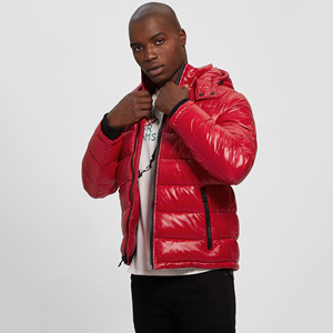 Logo personnalisé OEM extérieur chaud hiver Puffer vestes pour hommes à bas prix nouveau style High Street Puffer vestes - Product Image 2