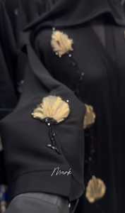 Abayas de mujer de primera calidad elegante modesto tejido bordado a mano corte de cristal transpirable Dubai vestidos formales tradicionales musulmanes - Product Image 2