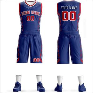 ชุดเสื้อผ้าบาสเก็ตบอลขนาดพลัสไซส์ผ้าเจอร์ซี่ระบายอากาศได้ดีพร้อมกางเกงขาสั้นป้องกันแบคทีเรียกันยูวีพิมพ์ดิจิตอล - Product Image 1