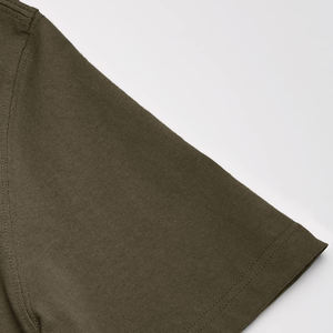 Camiseta de algodón 100% de gran tamaño para hombre, logotipo personalizado impreso, peso pesado, 220 gramos, ropa de punto de tela - Product Image 2