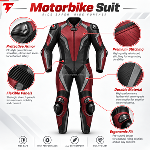 Combinaison de moto offrant des matériaux respirants, une mobilité flexible et une protection fiable pour les motards lors de la conduite sur route et sur circuit. - Product Image 6