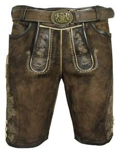 Shemax Trachten Shorts pour hommes Lederhosen Shaded Grey OEM Custom New Bavarian Oktoberfest Lederhosen - Product Image 4
