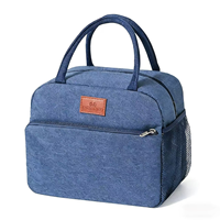 Sac Isotherme Prêt à l'emploi – Sac Repas Portable Gris avec Grande Capacité pour le Travail, l'École et les Pique-niques