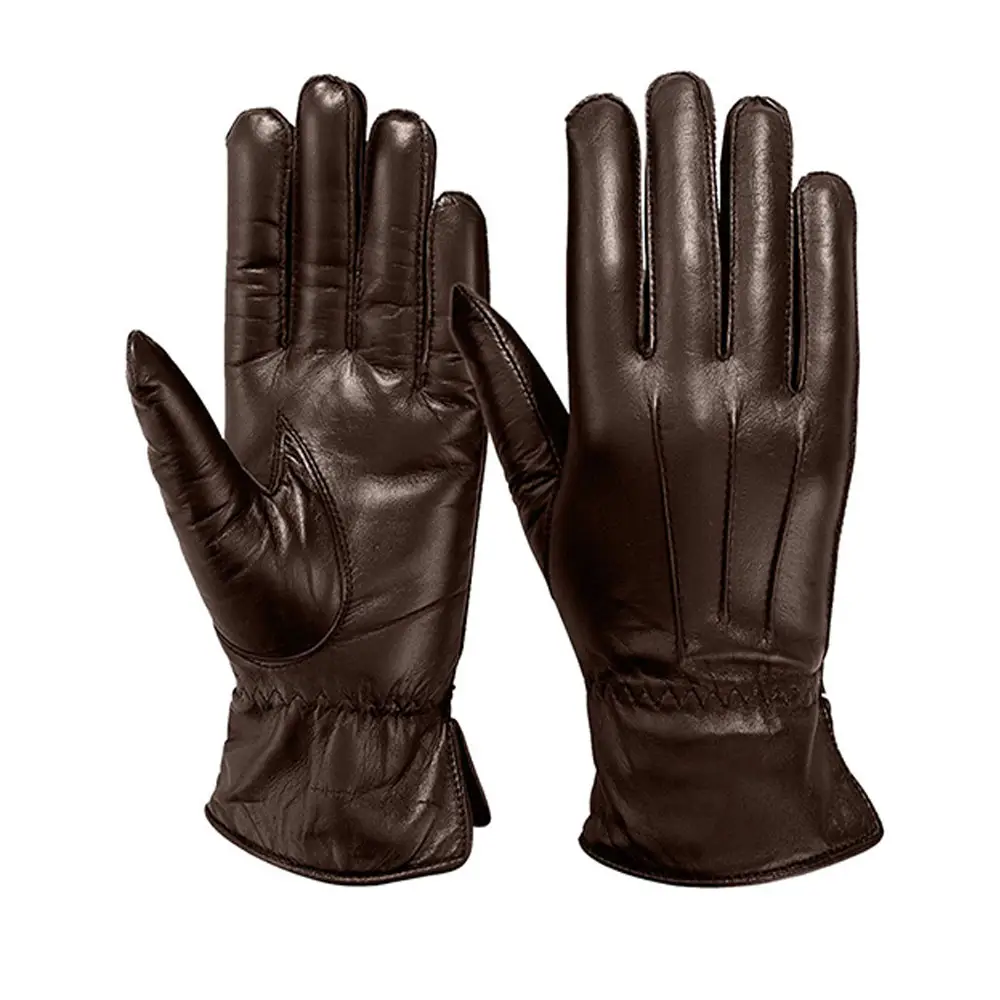 Pure Leather Fashion Gloves New Arrival Custom Size or Logo Printing Color Available men leather fashion gloves
