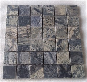 Azulejos de mosaico de pizarra de cuarcita verde Zeera natural Azulejos decorativos de pared y suelo resistentes al ácido con acabado de superficie dividida - Product Image 2