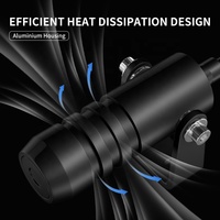 Lampe de sécurité de navigation pour chariot élévateur AMR IP68 Rouge Vert Bleu 10 30V Petit laser guidé agv