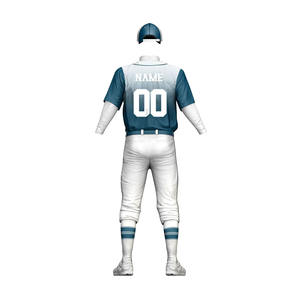 100% polyester matériel vente chaude Baseball uniforme personnalisé Logo impression vêtements de sport uniforme OEM - Product Image 4
