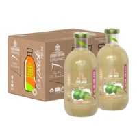 Jus de citron vert 100% biologique pur, jus de citron vert biologique NFC naturel de Géorgie avec pulpe en bouteilles de 200ml/300ml/750ml/1l