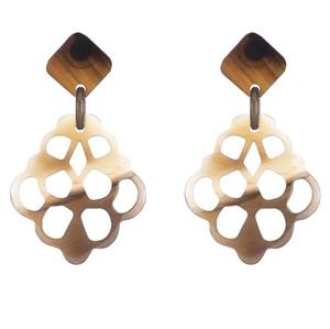 Pendientes de cuerno natural hechos a mano, joyería ligera para mujer, estilo bohemio y Tribal único, perfecto para el uso diario - Product Image 5