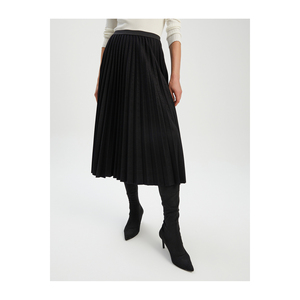BGN Women's Viscose Blend <b>Pleated</b> <b>Skirt</b> Turkey W24S256 - Product Image 5