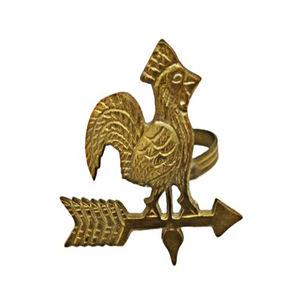 Estilo moderno Fábrica directa Personalizar Fabricante en India Metal chapado de alta calidad con diseño en relieve Servilletero - Product Image 3