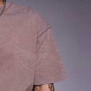 Camiseta de alta calidad para hombre, camiseta ligera, ropa informal de color personalizada, camiseta de gran tamaño - Product Image 5