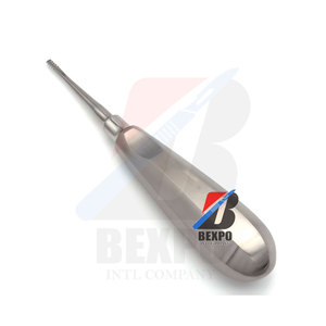 Lindo-levien เครื่องมือผ่าตัดสแตนเลสสตีลแบบแมนนวลขนาด3มม. อุปกรณ์ยกสำหรับดึงฟันตรงทำความสะอาดฟัน - Product Image 4