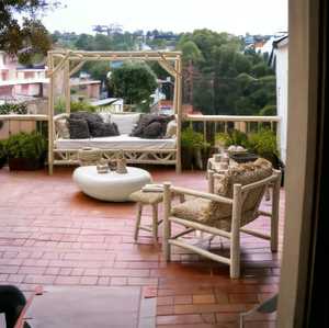 Top vente élégant fibre de bambou jardin intérieur extérieur Patio meubles en bambou canapé ensemble pour salon jardin canapés - Product Image 2