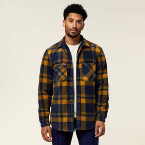 Logo d'entreprise personnalisé coupe régulière vêtements décontractés été 100% coton doux respirant chemise en flanelle pour hommes - Product Image 1