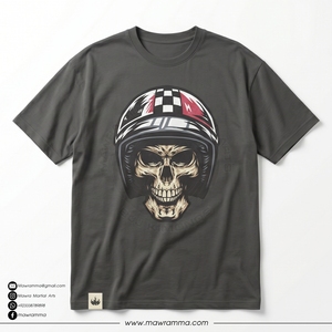 เสื้อยืดแขนสั้นผู้ชายสีเทาเข้มทรงปกติ ผ้าเจอร์ซีย์คอตตอน 100% พิมพ์ลาย คอกลม สไตล์ลำลอง มีโลโก้ด้านหลัง (OEM) - Product Image 3