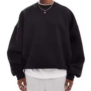 Sweat-shirt court en coton de haute qualité Streatwear pour la mode décontractée - Product Image 5