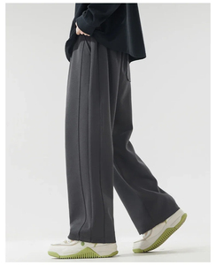 Pantalones deportivos de alta calidad para hombre, pantalones deportivos de lana para correr, pantalones de chándal informales, estampado de apliques para correr, entrenamiento deportivo - Product Image 5