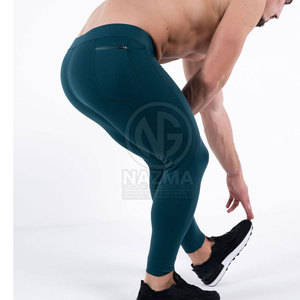 Leggings de compression pour hommes avec logo personnalisé, faible MOQ, nouvelle collection. - Product Image 4