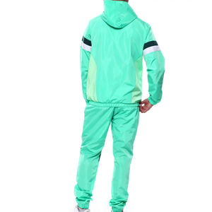 Survêtement d'été personnalisé en nylon et polyester Ensemble deux pièces de jogging thermique pour hommes Ensemble veste coupe-vent pour hommes Survêtement - Product Image 5