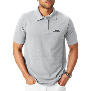 เสื้อยืดโปโลผู้ชายสีทึบทำจากประเทศปากีสถาน - Product Image 2