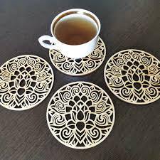 ชุดจานรองแก้วอะคริลิคตัดด้วยเลเซอร์ที่หรูหราทนทานมีสไตล์และเหมาะสำหรับเพิ่มการตกแต่งโต๊ะของคุณในทุกโอกาส - Product Image 6