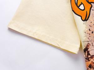 เสื้อยืดผู้ชายแฟชั่นฤดูร้อนขายส่ง แขนสั้น ผ้าฝ้าย 100% คุณภาพสูง ทรงโอเวอร์ไซส์ ไหล่ตก สไตล์วินเทจ - Product Image 4