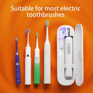 Boîte de voyage et machine de nettoyage pour brosse à dents électrique intelligente, stérilisation à 99,99 %, chargement USB Type-C, vente en gros - Product Image 2