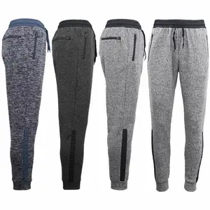 2023 OEM nuovi pantaloni da jogging da uomo pantaloni sportivi da palestra pantaloni sportivi Casual con risvolto orlo con tasca con Zip