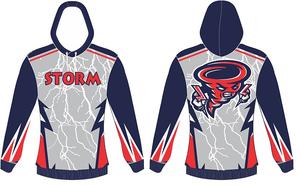 Sweat-shirt à capuche personnalisé pour équipe, unisexe, uniforme de football américain, logo d'entraîneur, impression par sublimation, été, 100% polyester - Product Image 5