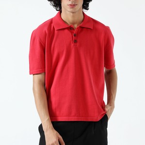 เสื้อโปโลแฟชั่นอินเทรนด์สำหรับผู้ชายทรงสลิมฟิตผ้าฝ้ายลำลองฤดูร้อนเสื้อสไตล์สตรีทสวมใส่สบาย - Product Image 1