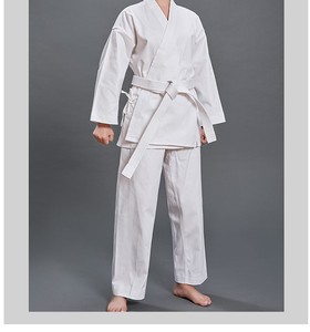Uniforme de Karate 100% Algodón, Duradero, Transpirable, de Secado Rápido, Ligero, para Artes Marciales, para Adultos, con Opción de Colores Personalizables - Product Image 2